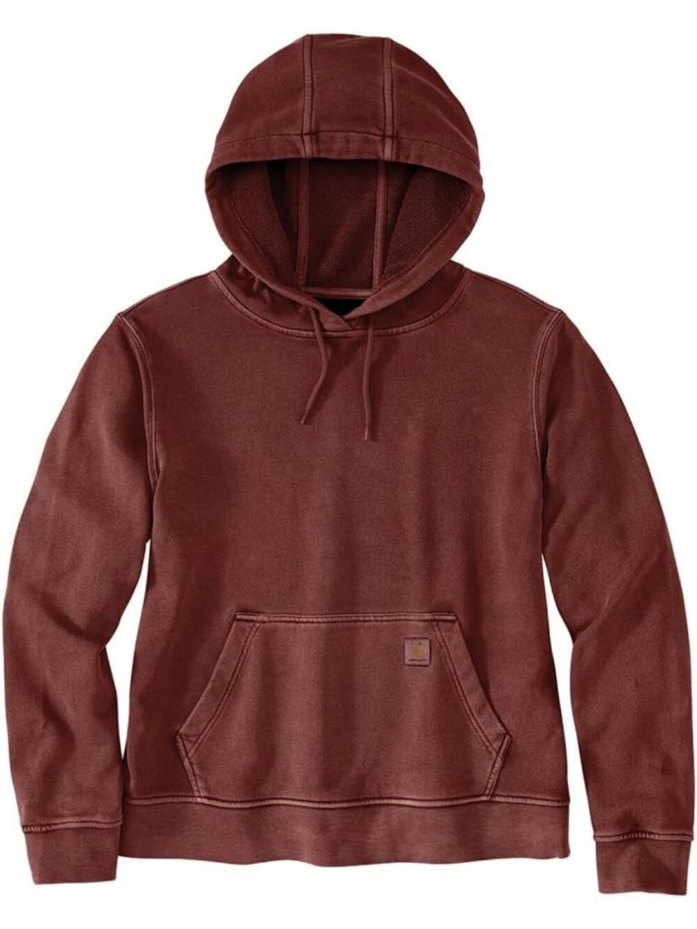 Cozy Women's Relaxed Fit French Terry Hooded Sweatshirt - Midweight & Stylish